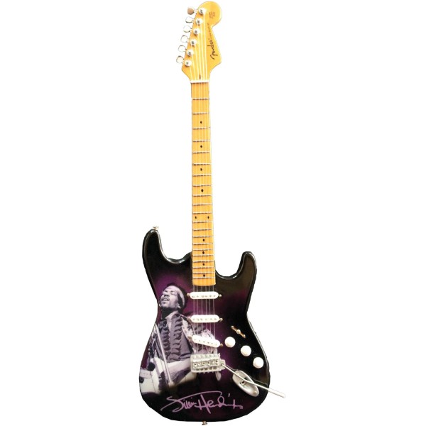 MINI GUITARRA JIMI HENDRIX PHOTO TRIBUTE FENDER STRATOCASTER – foto 2