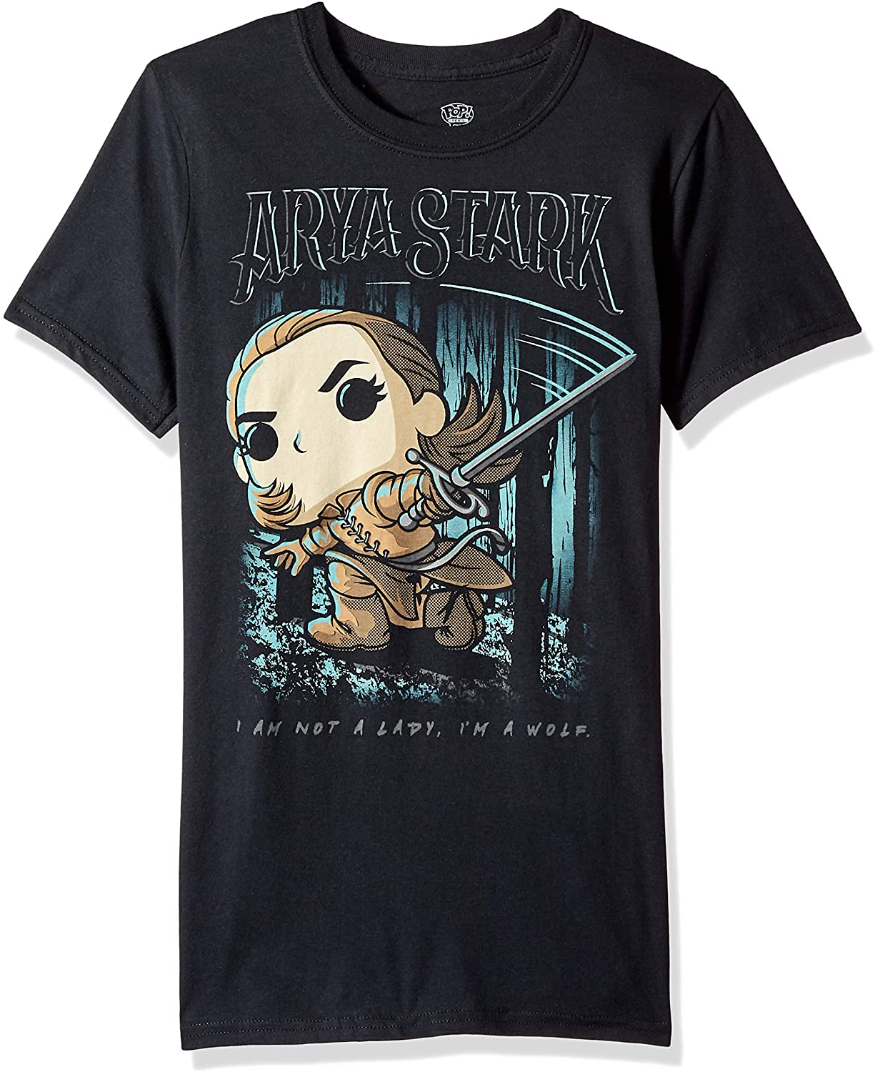 T-SHIRT POP GAME OF THRONES ARYA STARK SWORD 1585 (M)