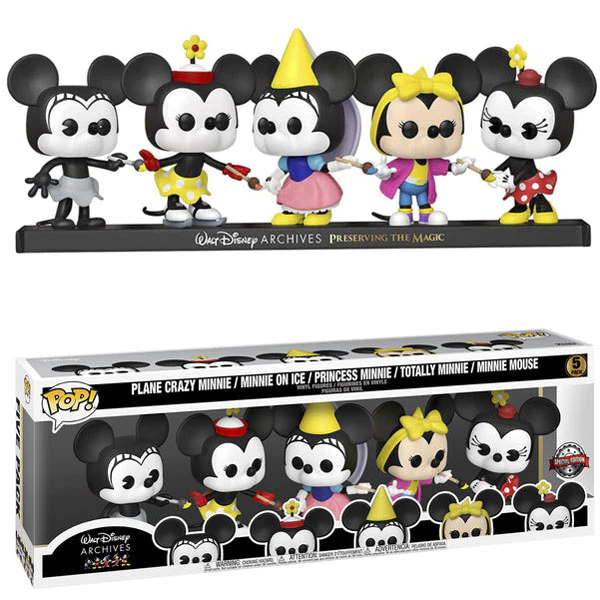 POP PACK WALT DISNEY ARCHIVES MINNIE MOUSE SPECIAL EDITION 5PK 8084/TOYS