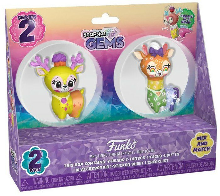 FUNKO SNAPSIES GEMS-2PK (SPRING) BLUSH - PINKY/TOYS