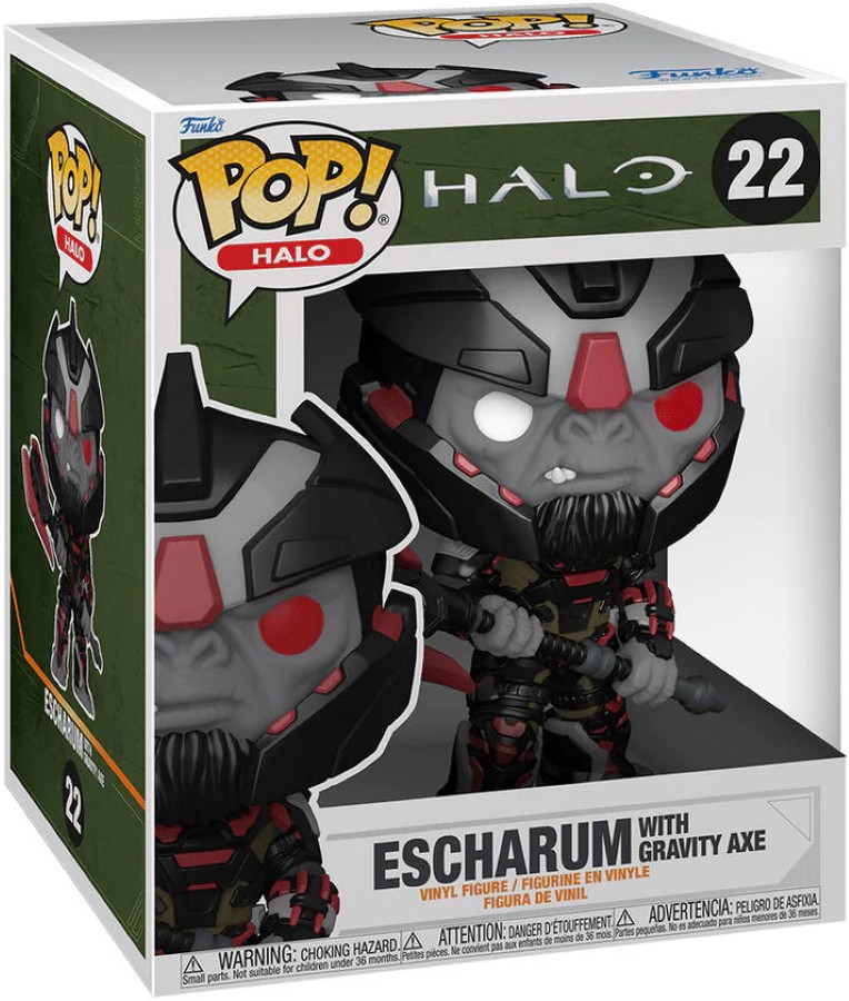 POP 6" HALO ESCHARUM WITH GRAVITY AXE 6" 9339/TOYS