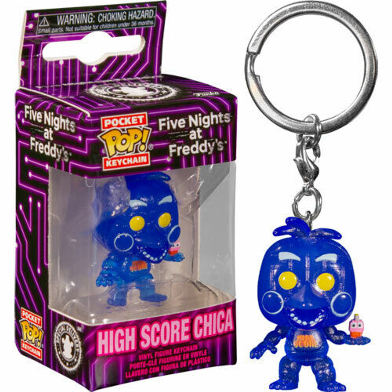 POP KEYCHAIN FIVE NIGHTS AT FREDDYS HIGH SCORE CHICA 9693/TOYS