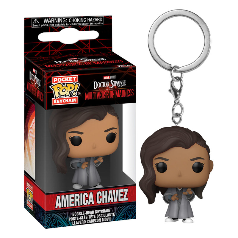 POP KEYCHAIN DR STRANGE M.M. AMERICA CHAVEZ 2404/TOYS