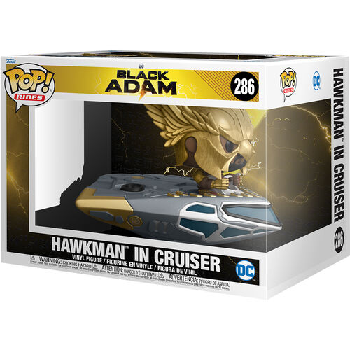 POP 6" DC BLACK ADAM HAWKMAN IN CRUISER 6" 4195/TOYS