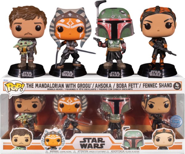 POP PACK STAR WARS THE MANDALORIAN SPECIAL EDITION 4PK 7289/TOYS