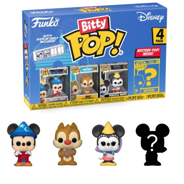 POP BITTY DISNEY SORCERER MICKEY 4PK 1321/TOYS