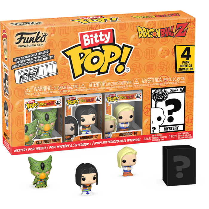 POP BITTY DRAGON BALL Z CELL FIRST FORM 4PK 3024/TOYS