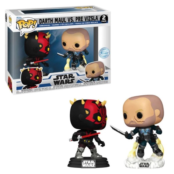 POP PACK STAR WARS DARTH MAUL VS. PRE VIZSLA 2PK 4744/TOYS