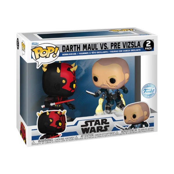 POP PACK STAR WARS DARTH MAUL VS. PRE VIZSLA 2PK 4744/TOYS