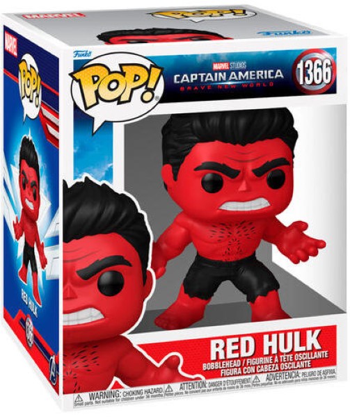 POP 6" CAPTAIN AMERICA BRAVE NEW WORLD RED HULK 6" 5994/TOYS