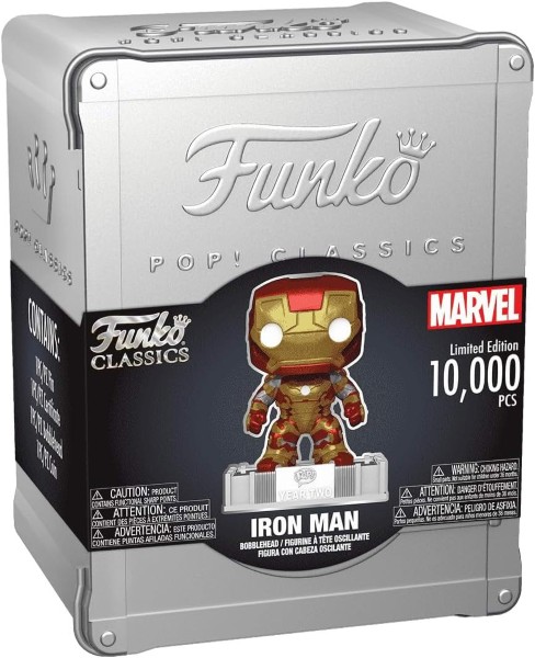 POP MARVEL IRON MAN CLASSIC 25TH ANNIVERSARY (PIN-CERTIFICATE-COIN) 8046/TOYS – foto 1
