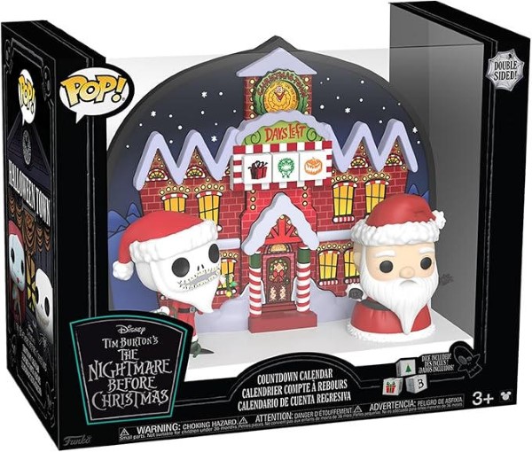 CALENDARIO COUNTDOWN POP THE NIGHTMARE BEFORE CHRISTMAS HALLOWEEN - CHRISTMAS TOWN 9912/TOYS – foto 1