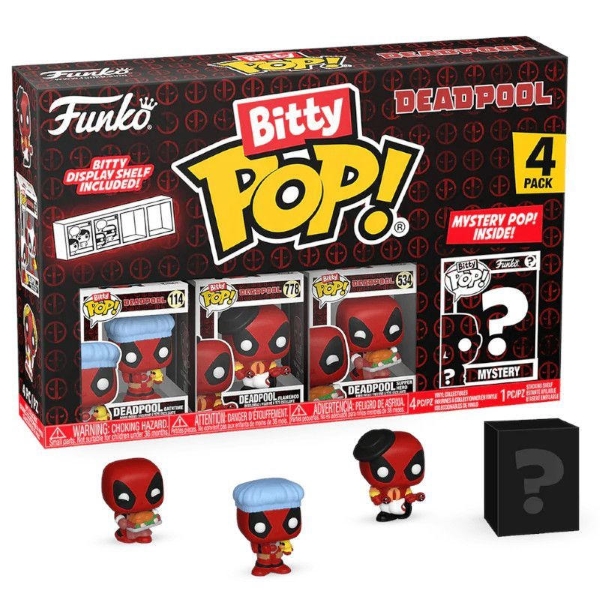 POP BITTY DEADPOOL BATHTIME 4PK 4960/TOYS