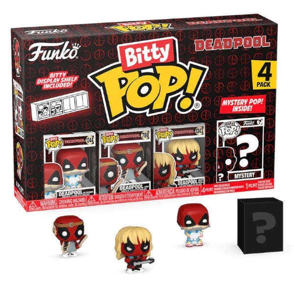 POP BITTY DEADPOOL SLEEPOVER 4PK 4962/TOYS