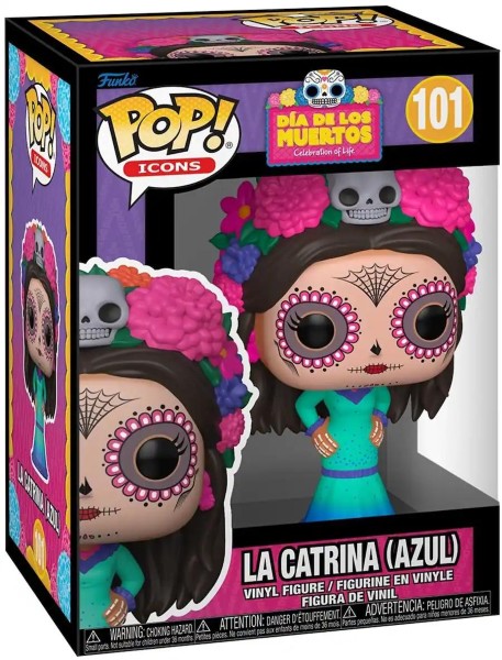 POP DIA DE LOS MUERTOS LA CATRINA (AZUL) 6575/TOYS – foto 1