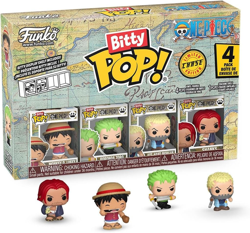 POP BITTY ONE PIECE MONKEY D LUFFY 4PK 6892/TOYS – foto 1