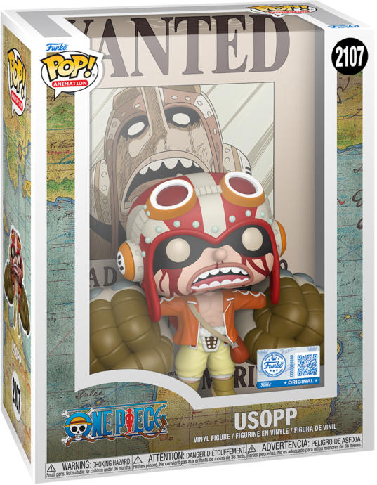 POP COVER ONE PIECE USOPP WANTED 8184/TOYS