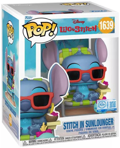 POP 6" LILO Y STITCH - STITCH IN SUNLOUNGER 6" 8469/TOYS