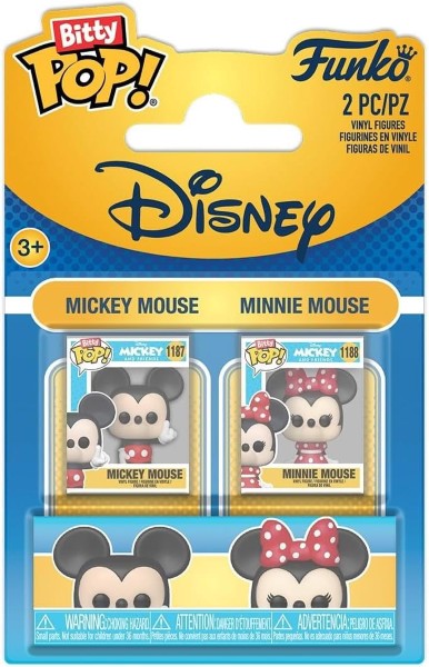 POP BITTY DISNEY MINNIE MOUSE - MICKEY MOUSE 2PK 8879/TOYS – foto 1