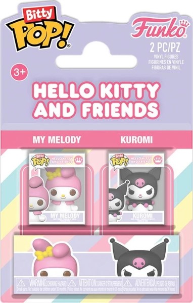 POP BITTY HELLO KITTY MY MELODY - KUROMI 2PK 8929/TOYS – foto 1
