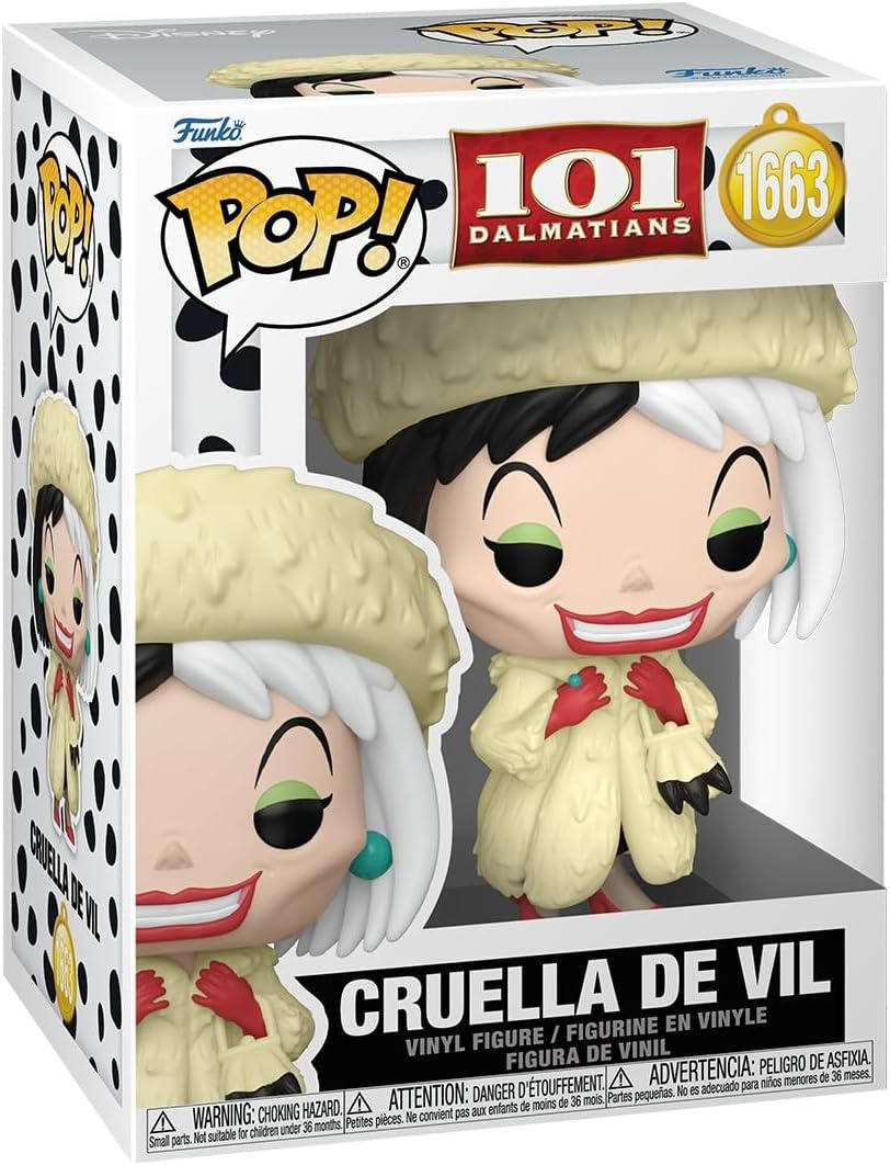 POP 101 DALMATIANS CRUELLA DE VIL WITH COAT 0259/TOYS