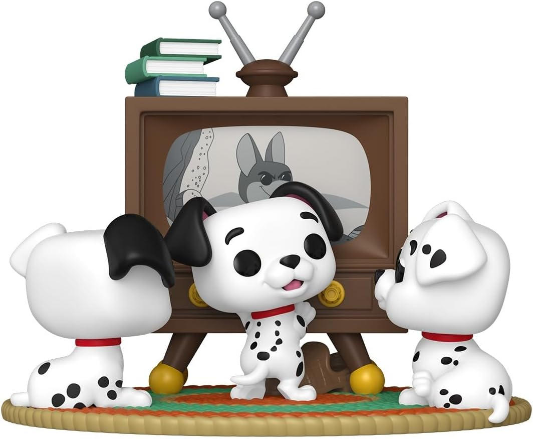 POP 6" 101 DALMATIANS ROLLY, PATCH AND LUCKY WITH TV 6" 0260/TOYS