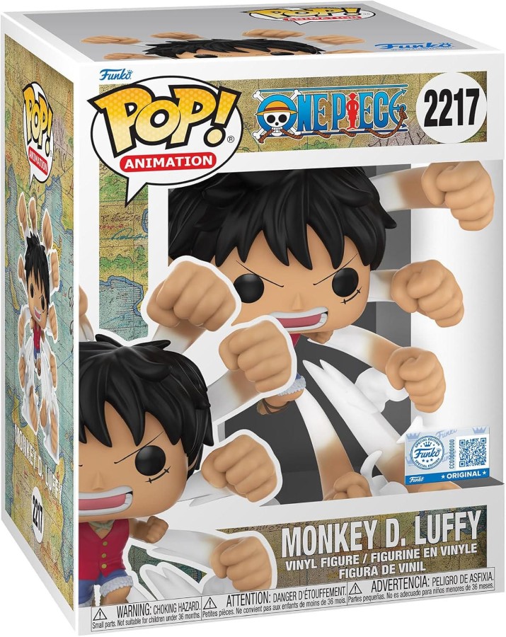 POP 6" ONE PIECE MONKEY D. LUFFY GUM GUM GATLING 6" 2222/TOYS – foto 1