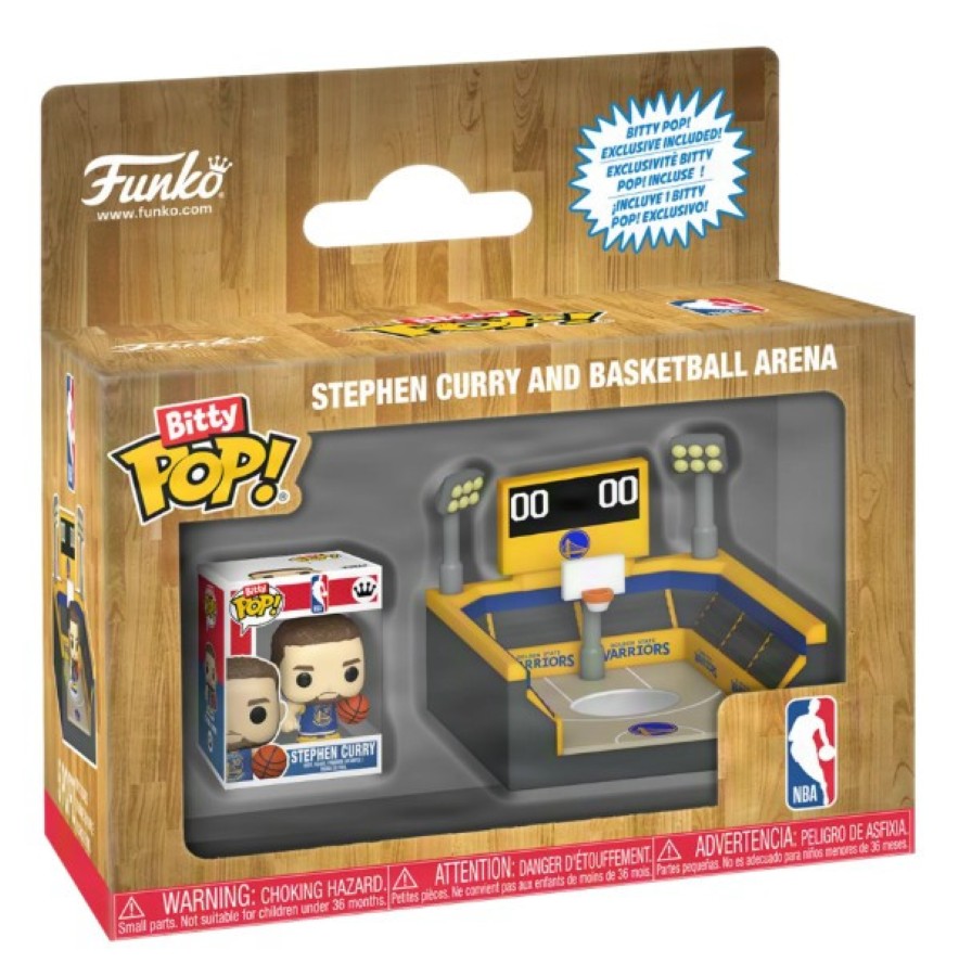POP BITTY TOWNS NBA ARENA WARRIORS STEPHEN CURRY AND BASKETBALL ARENA 2905/TOYS – foto 1