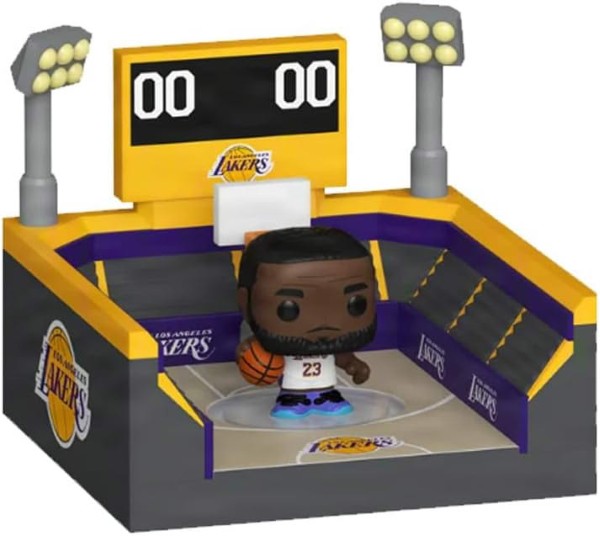 POP BITTY TOWNS LEBRON JAMES BASKETBALL ARENA LAKERS 3639/TOYS – foto 2