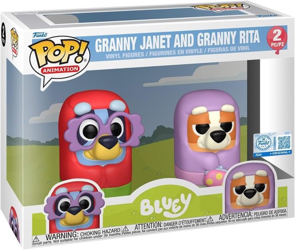 POP PACK BLUEY GRANNY JANET AND GRANNY RITA 2PK 4074/TOYS – foto 1