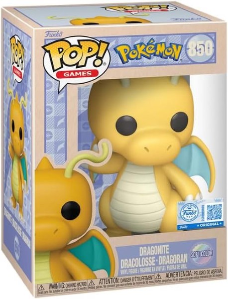 POP POKEMON DRAGONITE SOFT COLOR 4112/TOYS – foto 1
