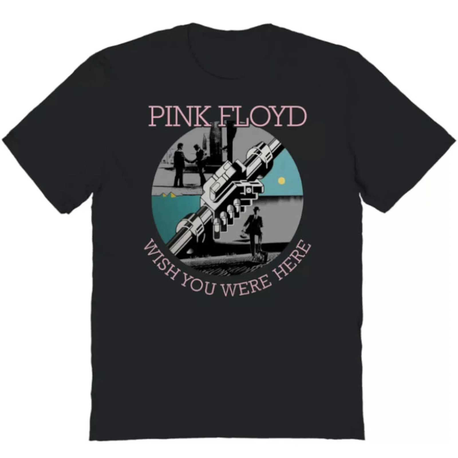 T-SHIRT PINK FLOYD HERE LABEL PNK0253MGT (S) – foto 1