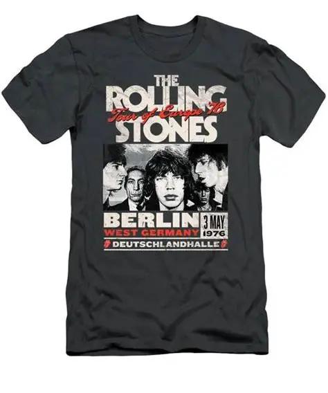 T-SHIRT ROLLING STONES EURO 76 RST0057BR (M) – foto 1