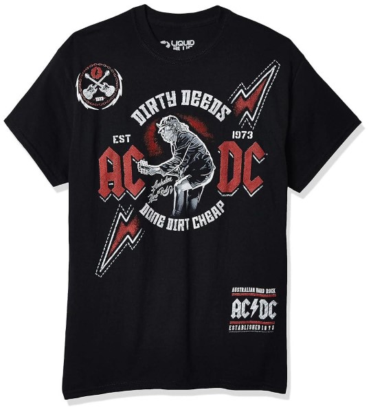 T-SHIRT AC DC AUSTRALIAN HARD ROCK ACD31917LB (M) – foto 1