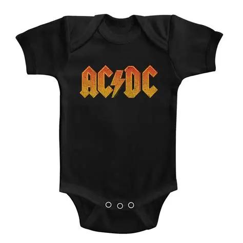 T-SHIRT AC DC DISTRESS ORANGE ROMPER ACDC907AM (12-18 M) – foto 1