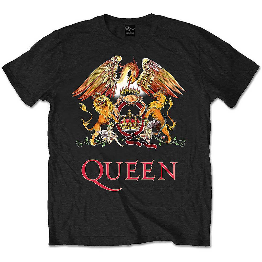 T-SHIRT QUEEN CREST QUTS03MB (L) – foto 1
