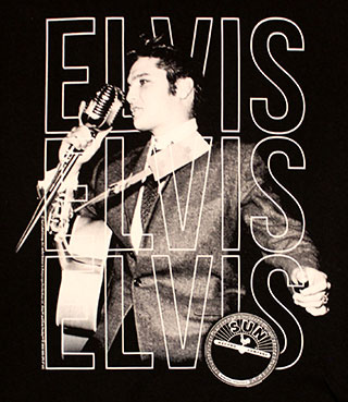 T-SHIRT ELVIS PRESLEY SUN RECORDS SUNE503AM (L)