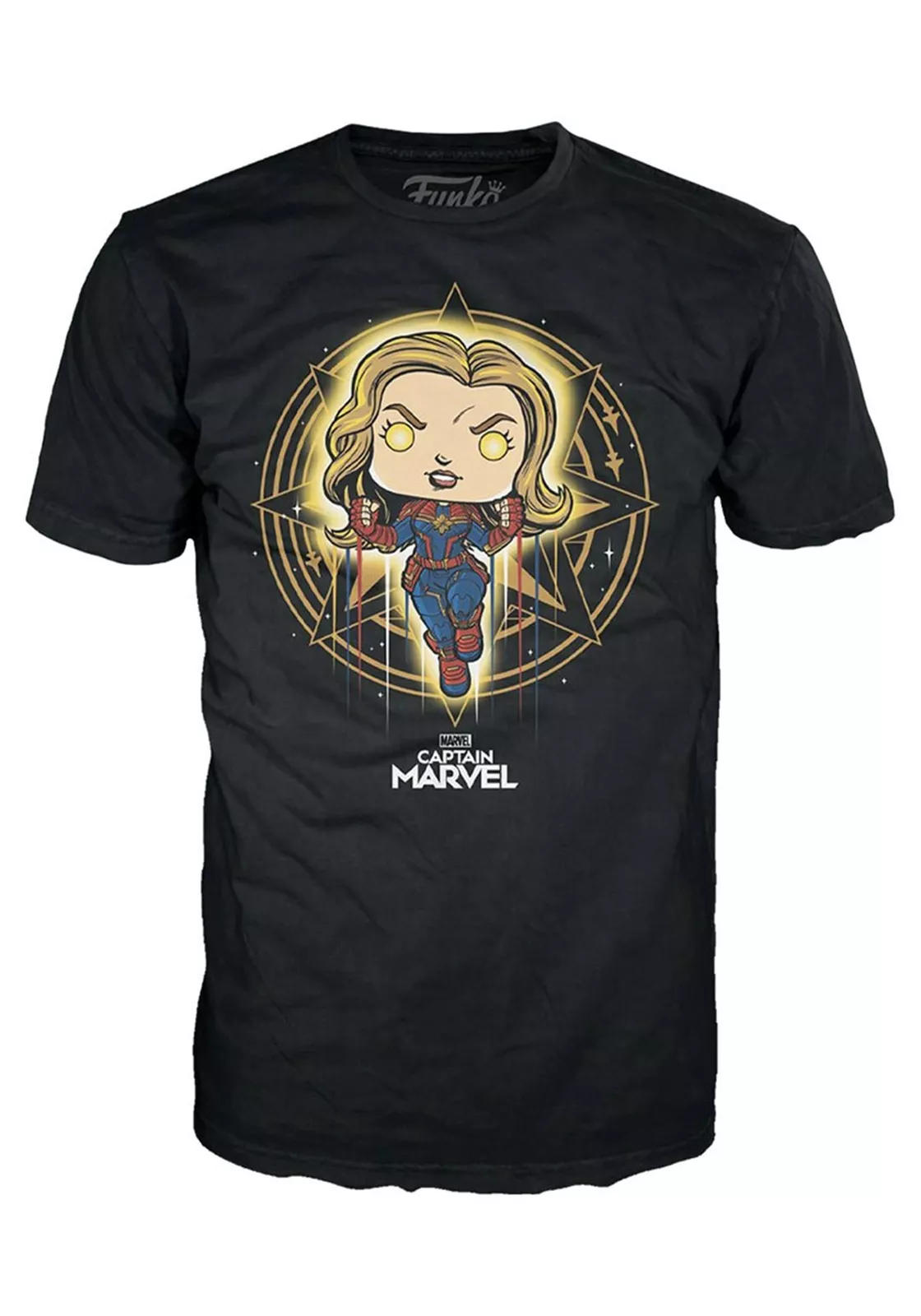T-SHIRT POP CAPTAIN MARVEL (BUNDLE) (S)