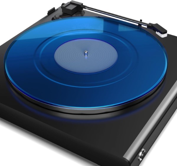 SLIPMAT ACRYLIC TURNTABLE BLUE 12" B0CNGTGTXB – foto 1