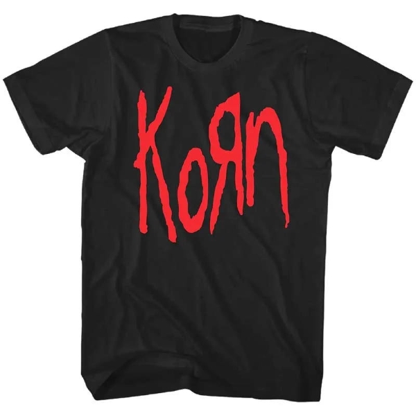 T-SHIRT KORN RED LOGO KRN110FC (M) – foto 1
