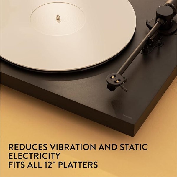 SLIPMAT ACRYLIC TURNTABLE WHITE 12" – foto 2