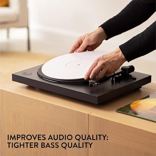 SLIPMAT ACRYLIC TURNTABLE WHITE 12" – foto 3