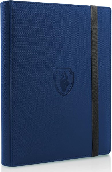 ESTUCHE TARJETAS POKEMON FABMAKER 9 POCKET 360 CARDS STRAP AZUL NAVY