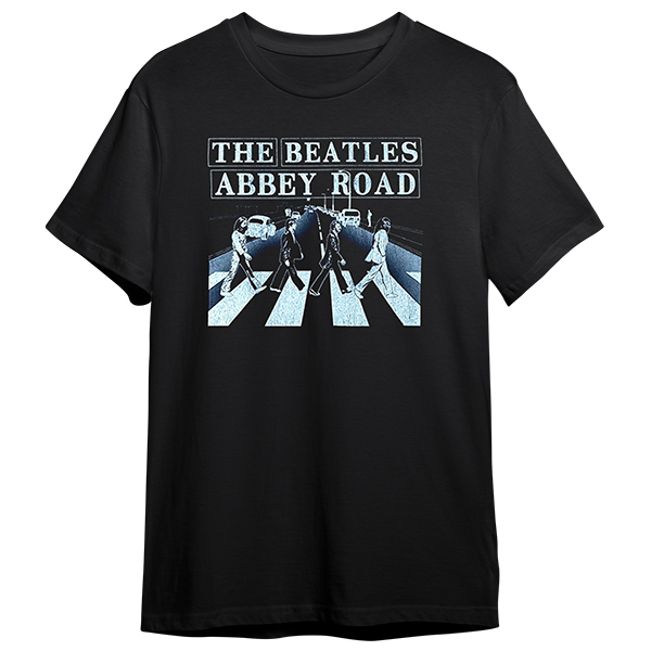 T-SHIRT BEATLES NEW ABBEY ROAD BEA0009MGT (L) – foto 1