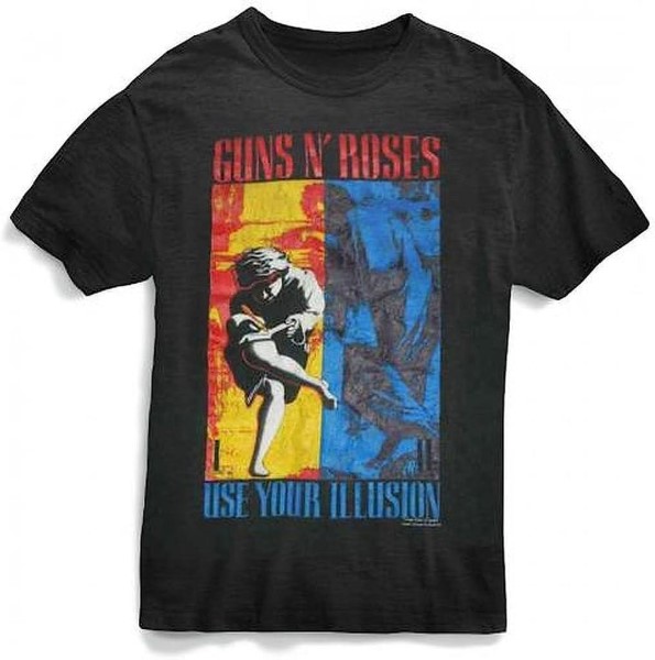 T-SHIRT GUNS N ROSES 1991 ILLUSION COMBO GNR1885BR (XL) – foto 1