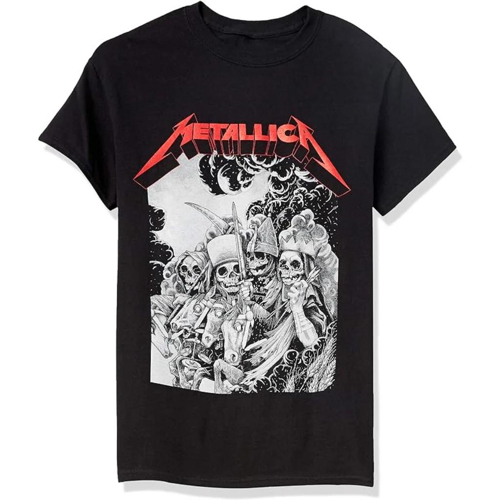 T-SHIRT METALLICA 4 HORSEMEN B AND W MET901172MT (L) – foto 1