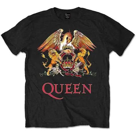 T-SHIRT QUEEN CREST QUTS03MB (XL) – foto 1