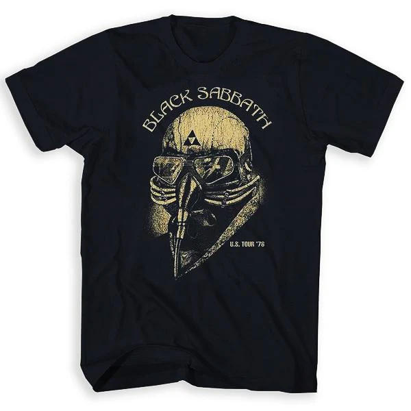 T-SHIRT BLACK SABBATH TOUR 78 MASK BLA1000BR (M) – foto 1