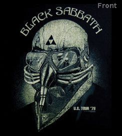 T-SHIRT BLACK SABBATH TOUR 78 MASK BLA1000BR (XL) – foto 2