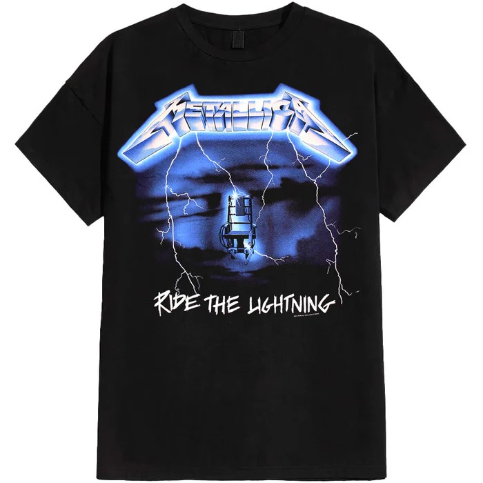 T-SHIRT METALLICA RIDE LIGHTNING MET2002BR (M) – foto 1